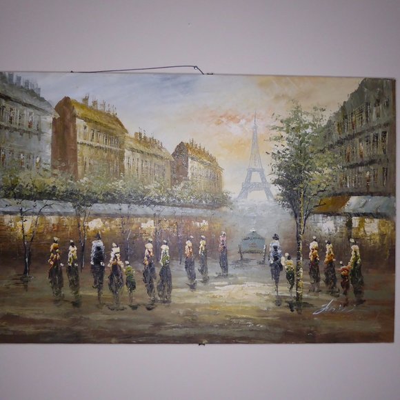 Hand Painted Oil Reproduction, 36" x 24" - Picture 1 of 4